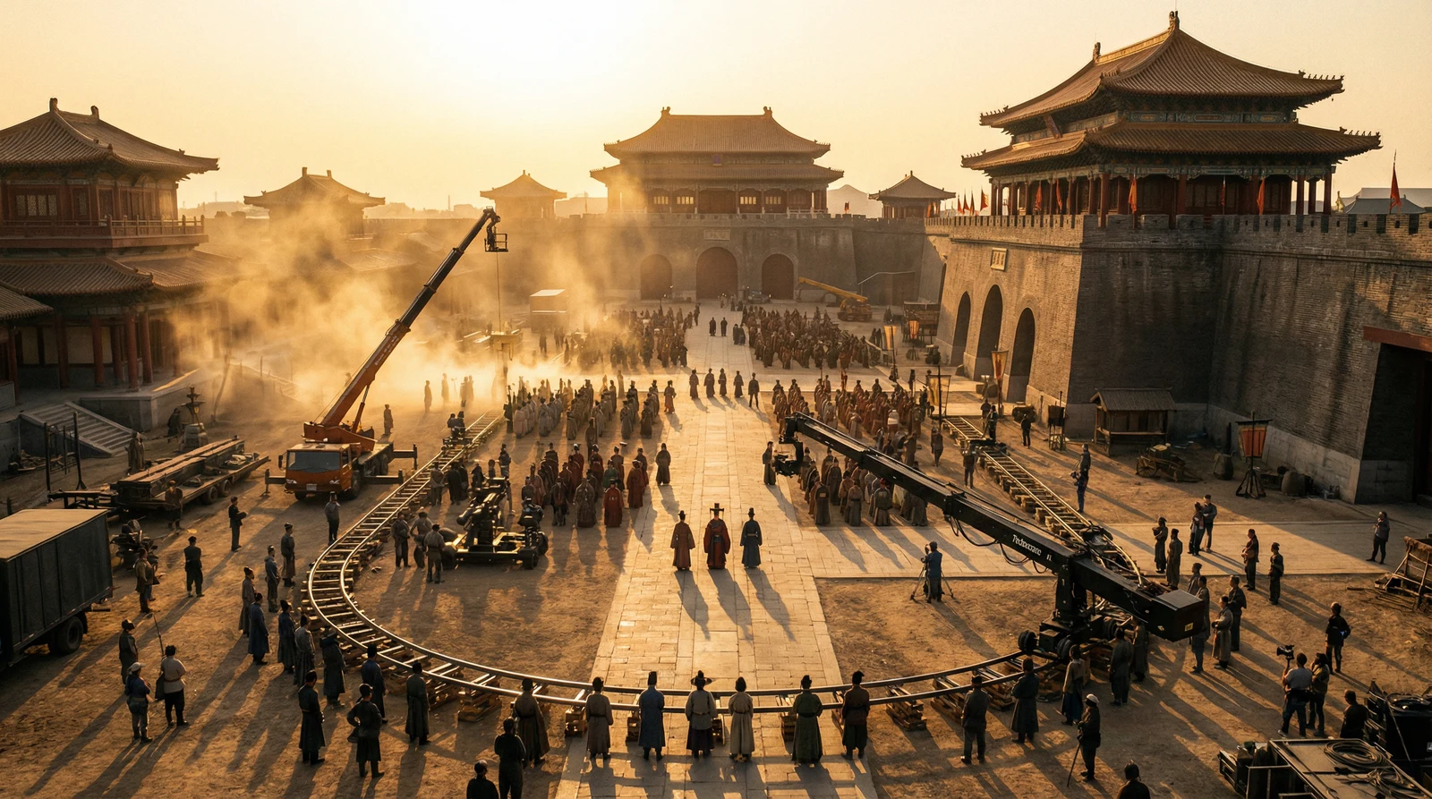 呦呦视频国产视频栏目大型影视拍摄基地全景